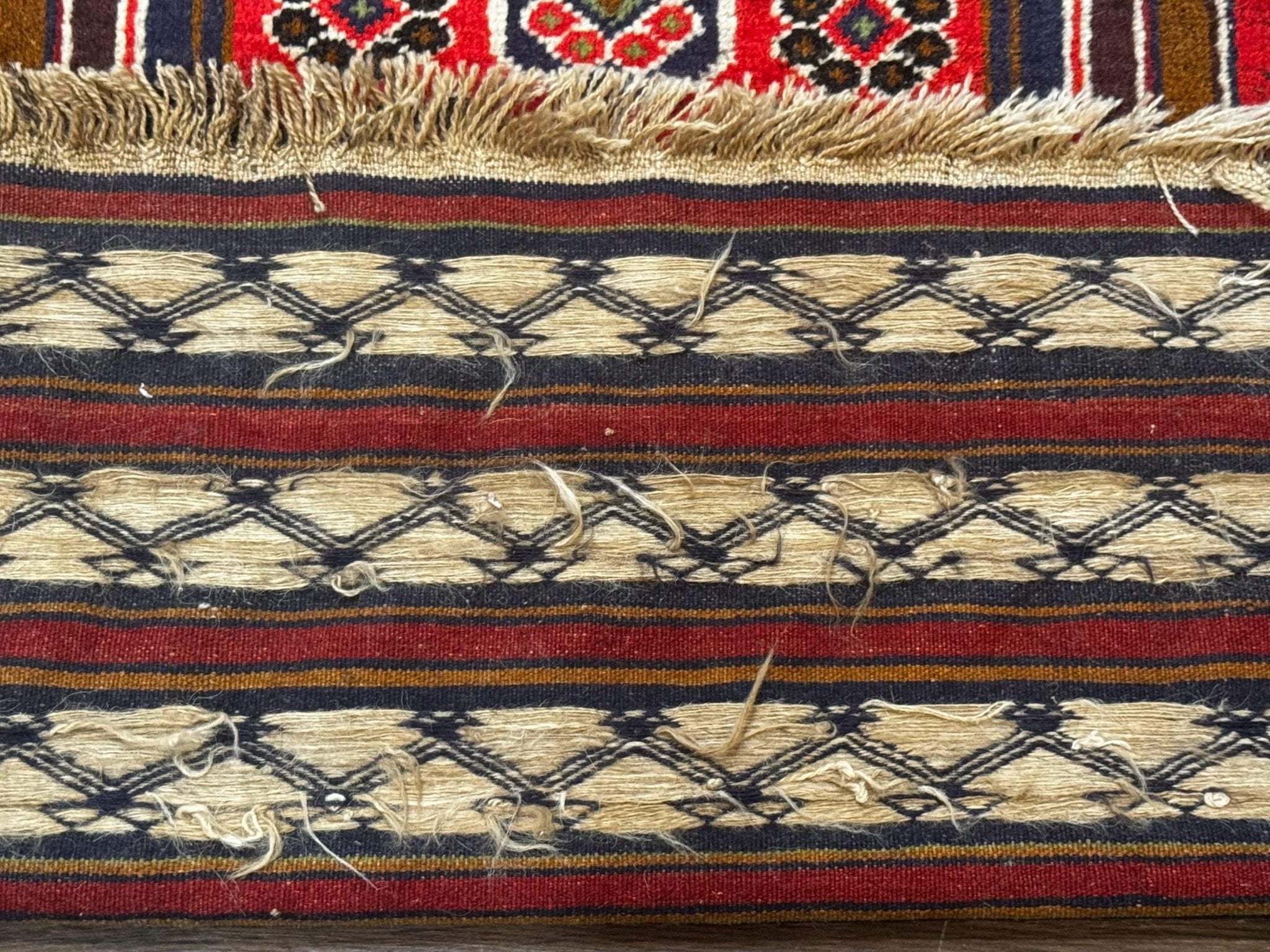 Afghan Rug 3x5, Tribal, Navy Blue, Wool, Handmade, Geometric, Rustic - Jewel RugsShopify CollectiveHUNTEDFOX - Afghan Rug 3x5, Tribal, Navy Blue, Wool, Handmade, Geometric, Rustic