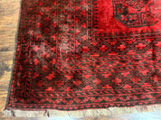 Afghan Turkoman Rug 9x10, Red Beshir Carpet, Tribal, Wool, Antique - Jewel RugsShopify CollectiveHUNTEDFOX - Afghan Turkoman Rug 9x10, Red Beshir Carpet, Tribal, Wool, Antique