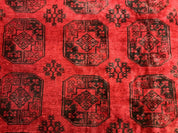 Afghan Turkoman Rug 9x10, Red Beshir Carpet, Tribal, Wool, Antique - Jewel RugsShopify CollectiveHUNTEDFOX - Afghan Turkoman Rug 9x10, Red Beshir Carpet, Tribal, Wool, Antique