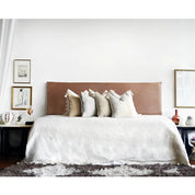 Aged Tan Leather Wall - Mount Headboard - H|F AtelierShopify CollectiveHUNTEDFOX - Aged Tan Leather Wall - Mount Headboard
