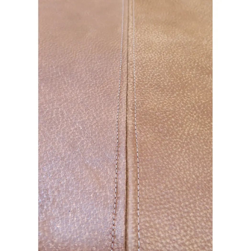 Aged Tan Leather Wall - Mount Headboard - H|F AtelierShopify CollectiveHUNTEDFOX - Aged Tan Leather Wall - Mount Headboard