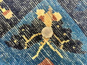 Antique Chinese Wool Rug 9x12, Large Peking Carpet, Handmade, Nichols Rug - Jewel RugsShopify CollectiveHUNTEDFOX - Antique Chinese Wool Rug 9x12, Large Peking Carpet, Handmade, Nichols Rug