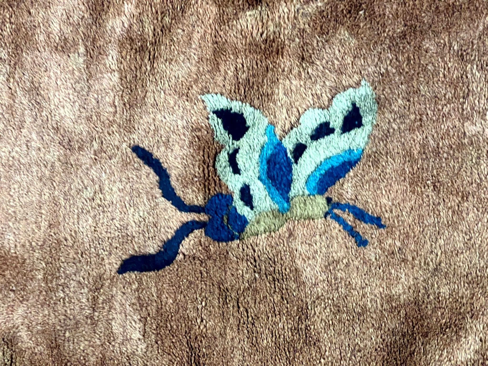 Antique Chinese Wool Rug 9x12, Large Peking Carpet, Handmade, Nichols Rug - Jewel RugsShopify CollectiveHUNTEDFOX - Antique Chinese Wool Rug 9x12, Large Peking Carpet, Handmade, Nichols Rug