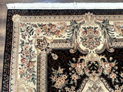 Aubusson Rug 6x9, European Design, Fine 170 KPSI, Elegant Carpet - Jewel RugsShopify CollectiveHUNTEDFOX - Aubusson Rug 6x9, European Design, Fine 170 KPSI, Elegant Carpet