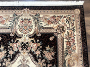 Aubusson Rug 6x9, European Design, Fine 170 KPSI, Elegant Carpet - Jewel RugsShopify CollectiveHUNTEDFOX - Aubusson Rug 6x9, European Design, Fine 170 KPSI, Elegant Carpet