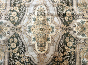 Aubusson Rug 8x10, Very Fine 225 KPSI, Floral, French European Design, Pakistani Carpet - Jewel RugsShopify CollectiveHUNTEDFOX - Aubusson Rug 8x10, Very Fine 225 KPSI, Floral, French European Design, Pakistani Carpet