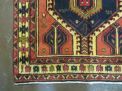 3' 4"X 7' Antique Handmade Turkish Wool Rug Organic #101