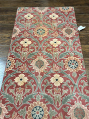 Runner Rug 3 x 14.7, Long Hallway Rug, Wool, Power Loomed, Contemporary, Floral