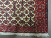 4' X 6' Handmade Finely Knotted Pakistan Turkoman Bokhara Wool Rug Nice