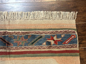 Turkish Kilim Rug 2.5 x 4.7, Flatweave Bohemian Blanket Rug, Wall Hanging Tapestry Rug