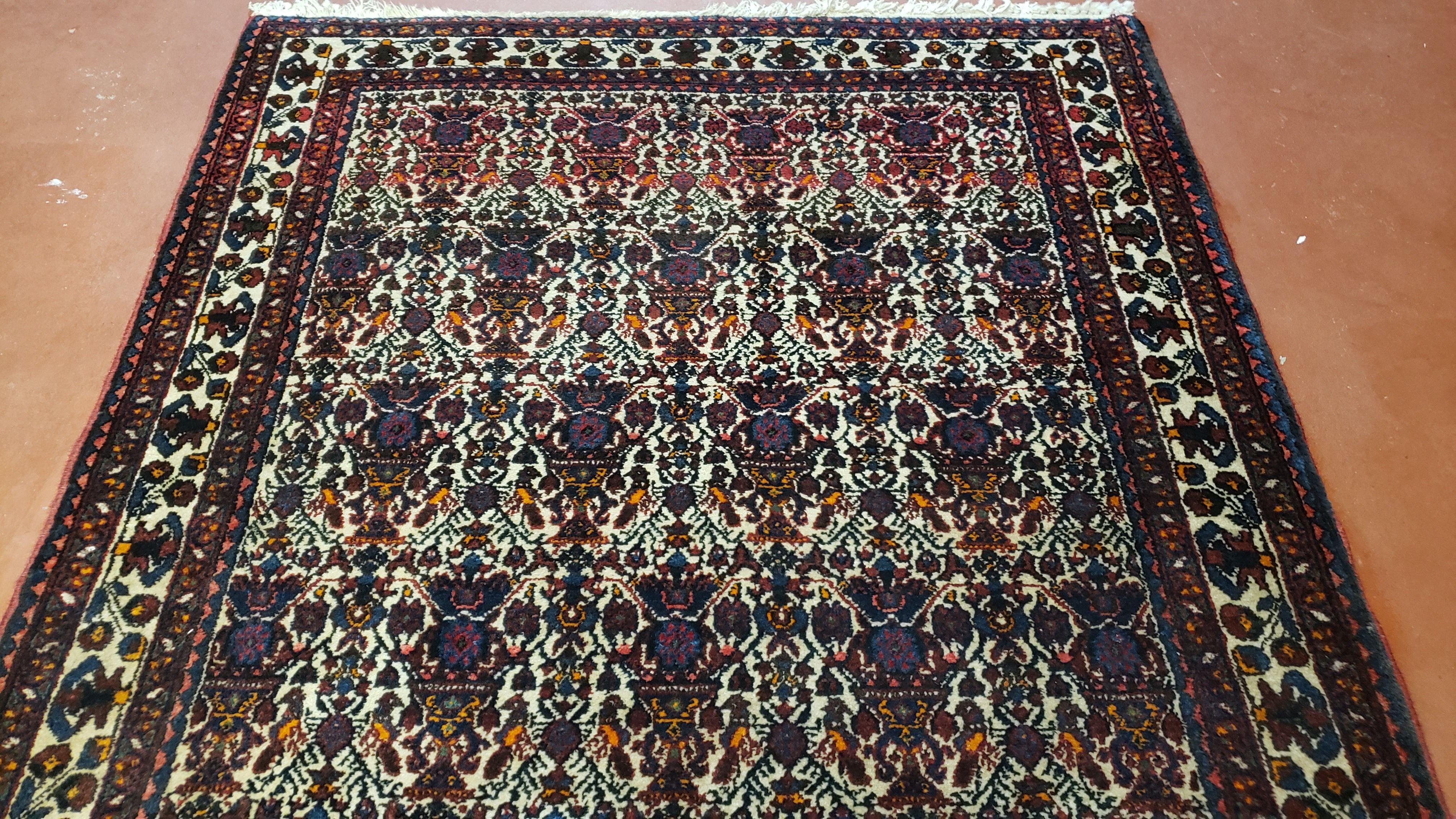 Persian Afshar Rug 3.6 x 5, Zili Sultan Pattern, Wool