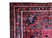 5.5 X 10 Handmade Wool Tribal Gallery Rug Wide Runner Corridor Rug Floral Red
