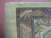3'4" X 12' Antique Hand Made Turkish Wool Rug Runner Carpet Camel Hair Nice