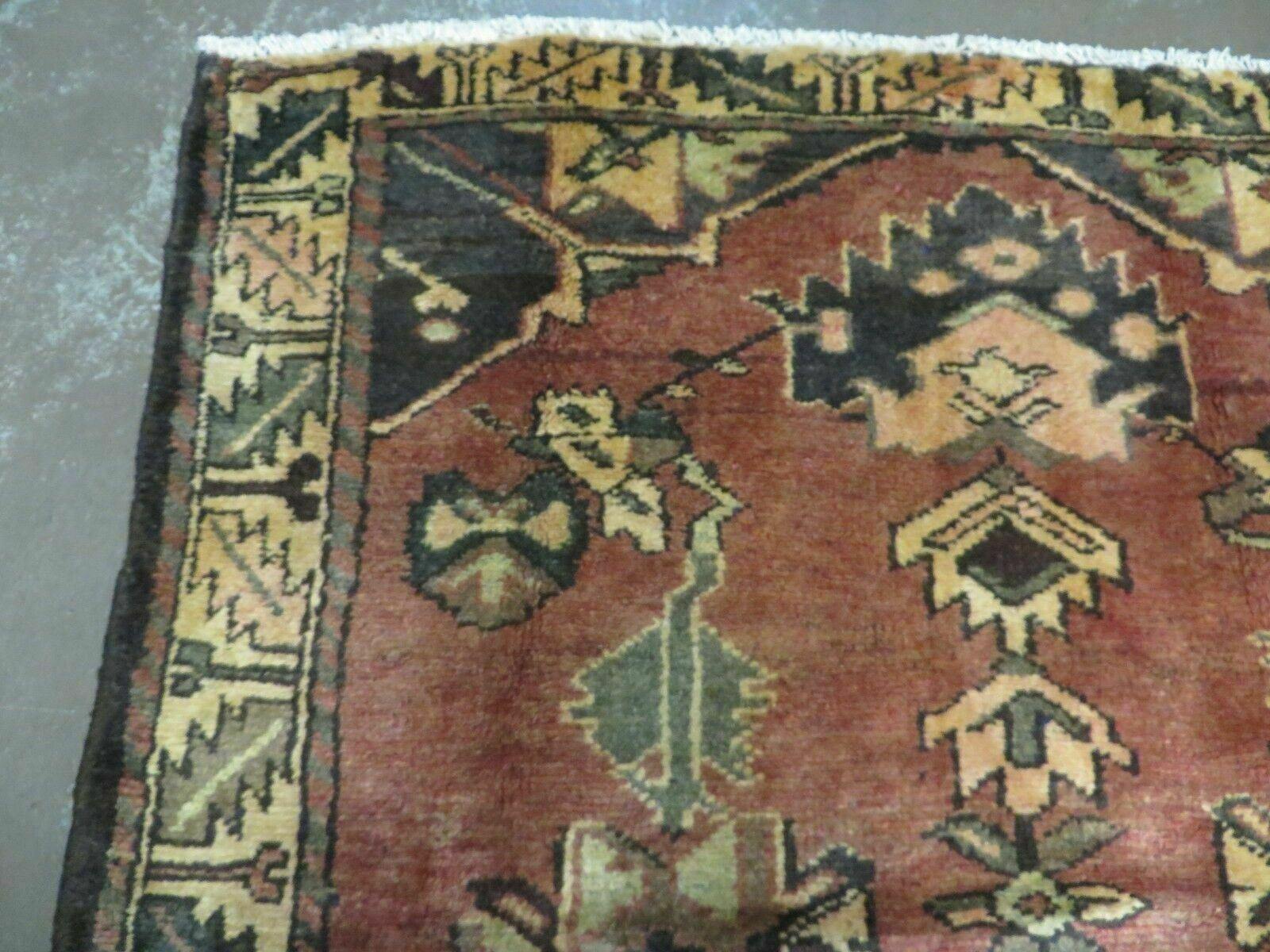 4' X 6' Antique 1920 Handmade Turkish Wool Rug Veg Dye Nice