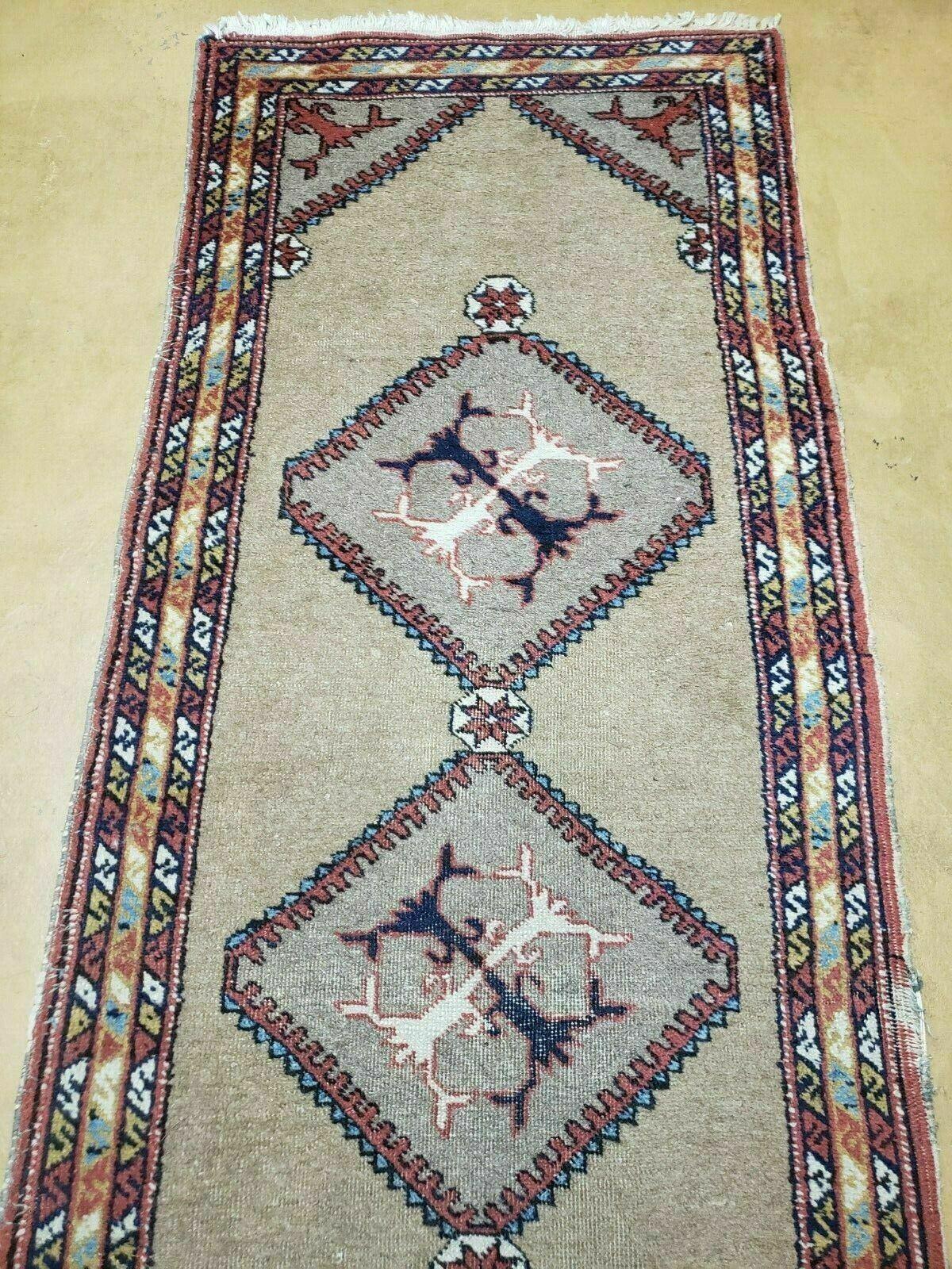 Persian Sarab Runner 2 x 11, Antique Tribal Persian Runner Rug