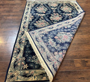 Sino Persian Rug 6x9, Navy Blue, Floral
