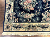 Sino Persian Rug 6x9, Navy Blue, Floral