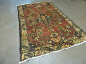 4' X 6' Antique 1920 Handmade Turkish Wool Rug Veg Dye Nice