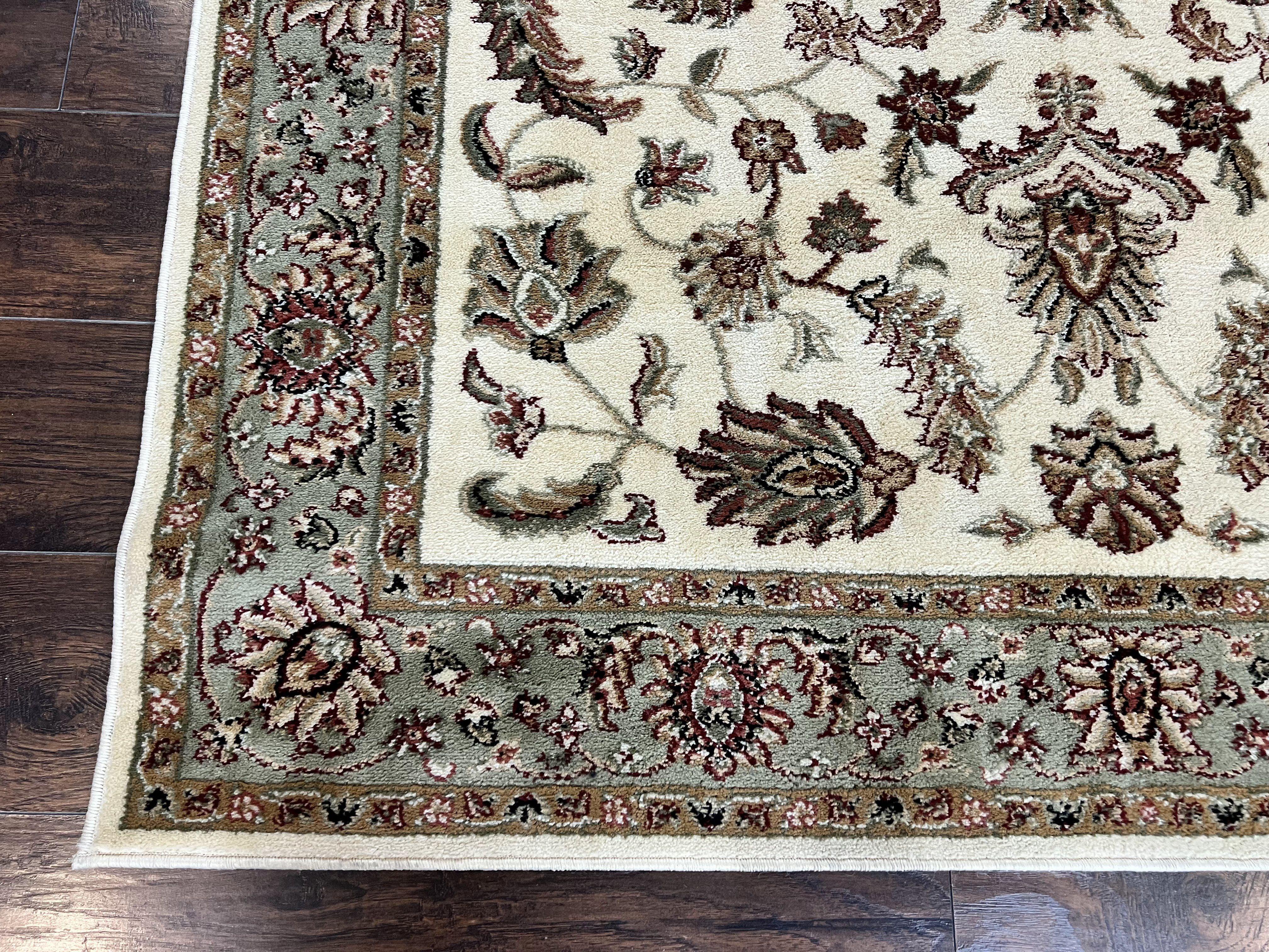 Floral Oriental Rug 5x7, Turkish Power Loomed Carpet, Traditional Design