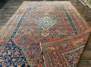 Antique Persian Bidjar Rug 8x12, Rare Persian Carpet
