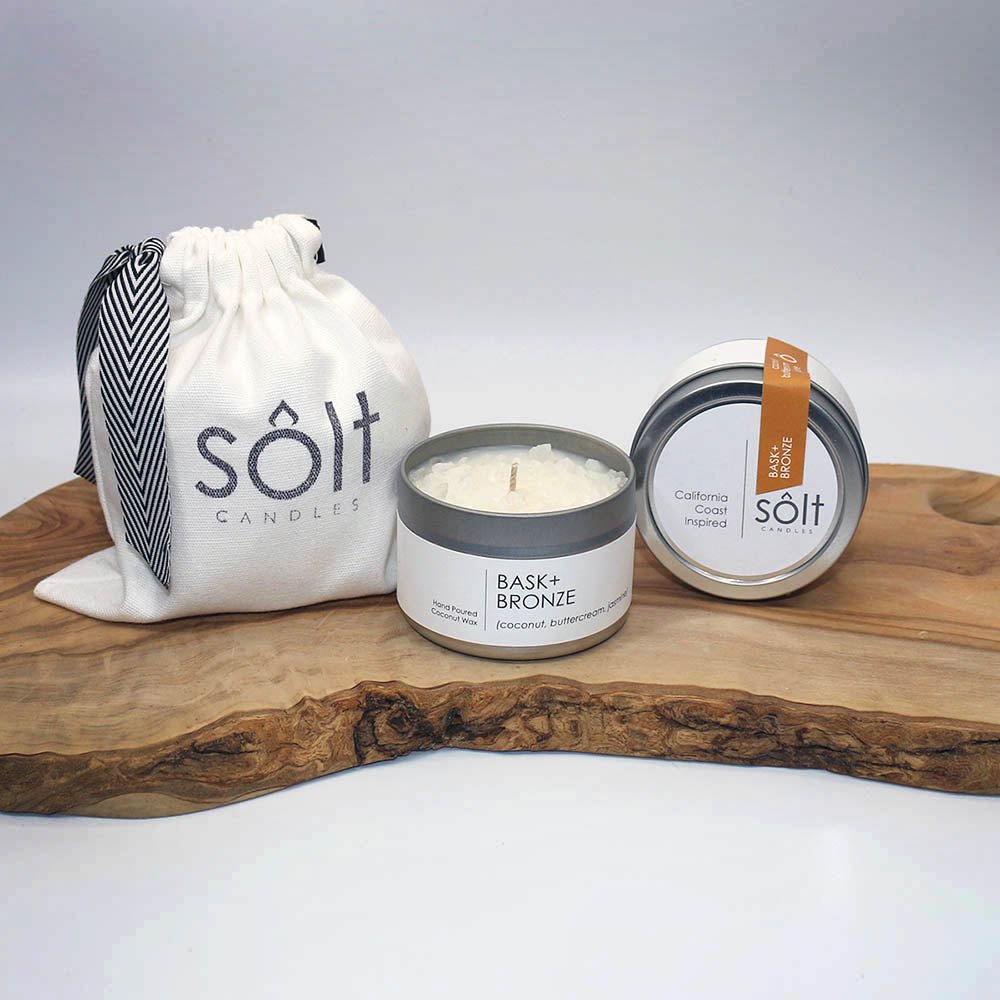 Bask + Bronze Candle - HOME DECORShopify CollectiveSÔLT CANDLESHUNTEDFOX - Bask + Bronze Candle