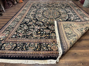 Pak Persian Rug 10x14, Elegant Floral Carpet, Fine 225 KPSI