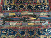 3' X 4.5' Antique Handmade Turkish Tribal Wool Rug Double Saddle Bag Nice