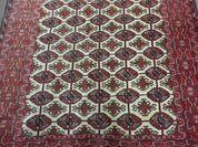 4' X 6' Handmade Finely Knotted Pakistan Turkoman Bokhara Wool Rug Nice