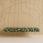 Floating Velvet Bench for Restaurant Dining, Entryway or Kitchen