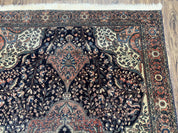 Antique Persian Sarouk Farahan Rug 4x7, Collectible Persian Carpet