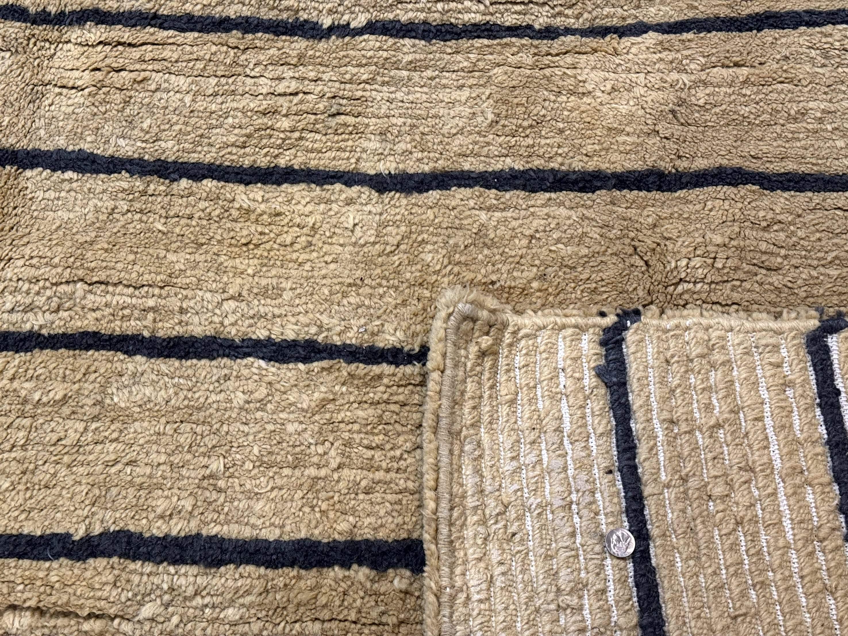 Modern Nepali Rug 13 x 15.6, Palace Size Wool Custom Made Rug, Tan, Large Nepali/Tibetan Carpet