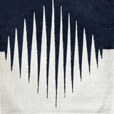 Black & White Modern Geometric Throw Pillow