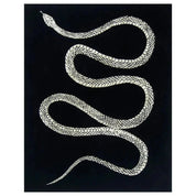 Black & White Serpentine Shag Rug - H|F AtelierShopify CollectiveHUNTEDFOX - Black & White Serpentine Shag Rug