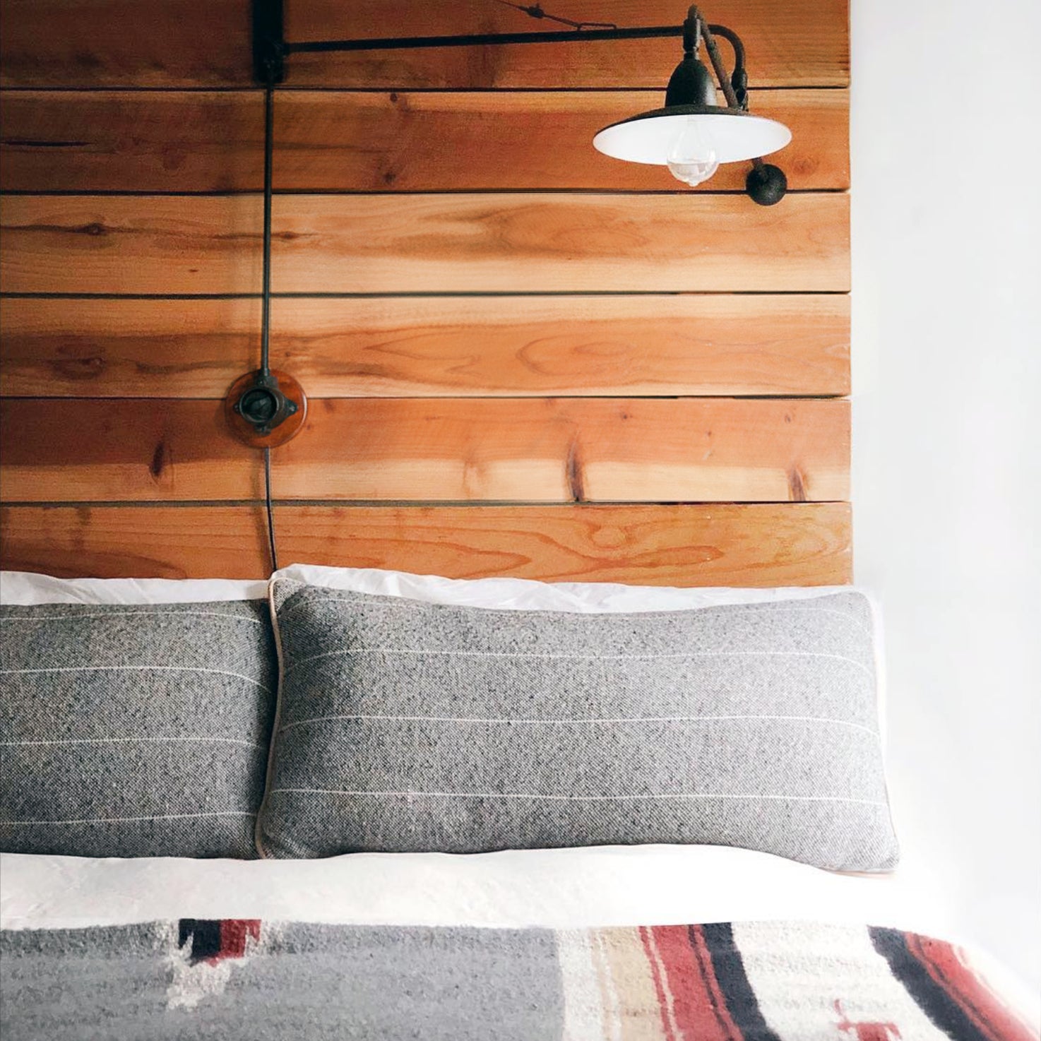 boho-man-mens-room-wool-pillow-plaid-pillow-leather-pillow-hunter-by-huntedfox-mens-decor-native-blanket-wood-bed.jpg