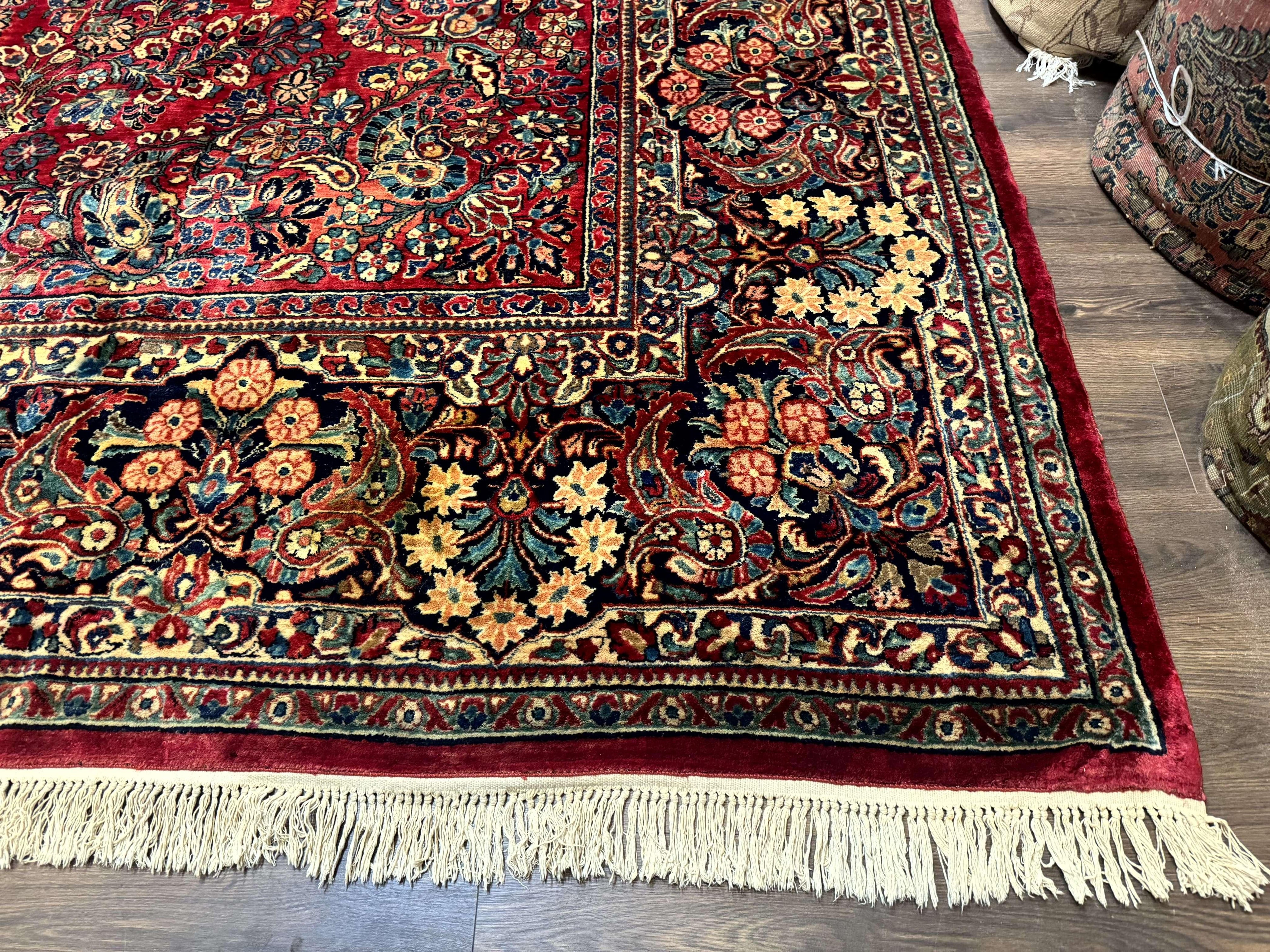 Palace Size Antique Persian Sarouk Rug 12x18