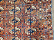 4x7 Antique Yamud Rug Russian Rug Turkoman Rug Fine Weave Rug