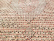 Stunning Oversized Sino Persian Oriental Rug 12x15, Hand Knotted Wool & Silk Palace Sized Carpet, Mahi Pattern, Very Fine, Peach Beige, Wow