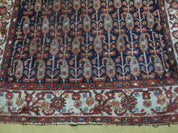 4' X 6' Antique Handmade Turkish Sivas Wool Rug Vegetable Organic Dye Nice Blue