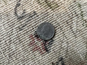 Pakistani Oushak Rug 6 x 9.6, Handmade Wool Peshawar Carpet, Farmhouse Rug