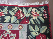 8' X 11' Karabagh Kilim Handmade Flat Weave Wool Rug Vegi Organic Dyes Nice