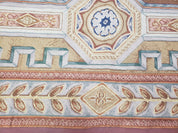 New Chinese Needlepoint Rug 8x14 - 9x14, French European Panel Design, Elegant Dining Room Rug, Flatweave Hand Woven Carpet, Handmade, Wool