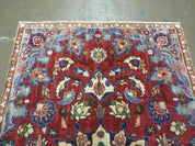 4' X 6' Antique Handmade India Floral Oriental Wool Rug Vegetable Dyes #120