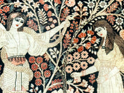 Stunning Sino Persian Pictorial Rug 2.7 x 4, Garden of Eden Adam & Eve Tree of Life Design, Extremely Fine 580 KPSI, Masterpiece