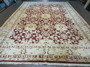 10' X 15' Hand Made Pakistan Wool on Cotton Rug Peshawar # 200A