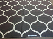 5' X 8' Modern Contemporary Hand Made Flat Weave Wool Rug Veg Dyes Nice