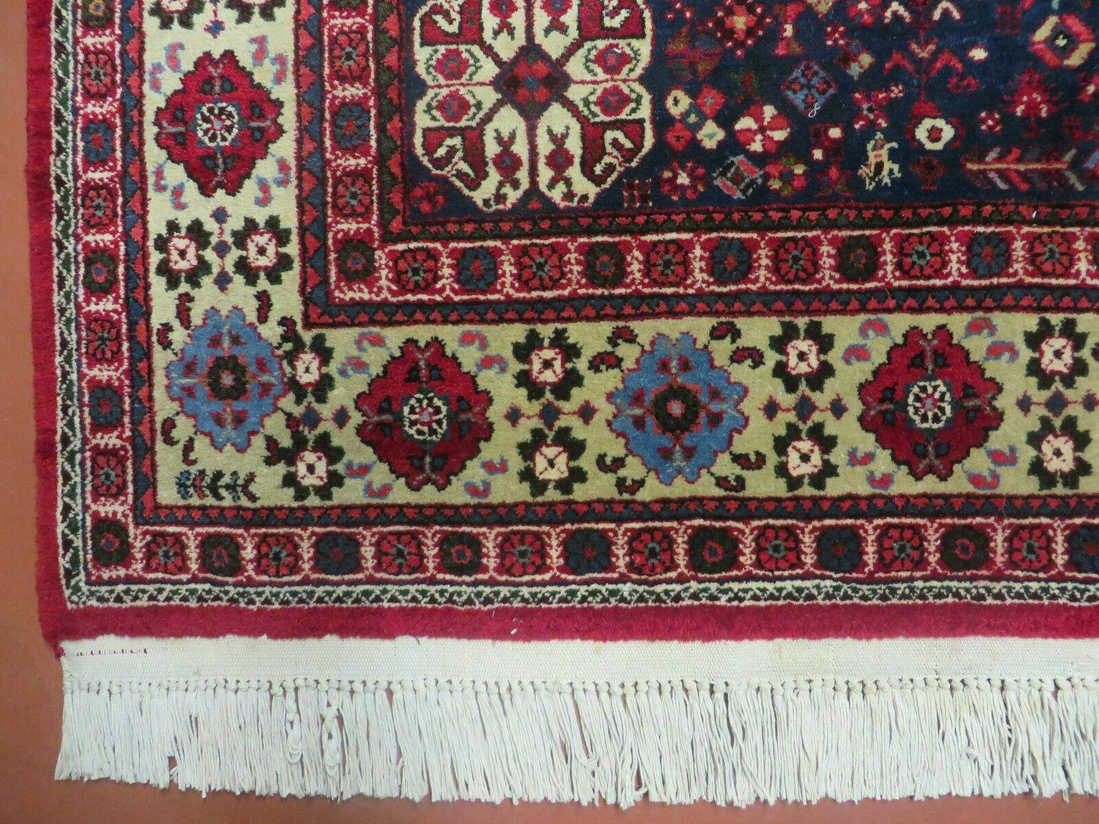 Persian Tribal Rug 7x10, Shiraz Carpet, Abadeh Rug