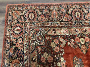Antique Persian Sarouk Rug 9x12