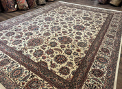 Pak Persian Rug 9x12, Allover Pattern, Fine Handmade Oriental Carpet