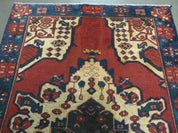 4' X 7' Antique 1920 Handmade Turkish Wool Rug Veg Dye Nice