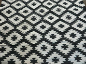 4' X 6' Hand Woven Wool Rug Contemporary Kilim Dhurrie Modern Oriental Area Rug